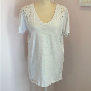 Ripped White T-Shirt